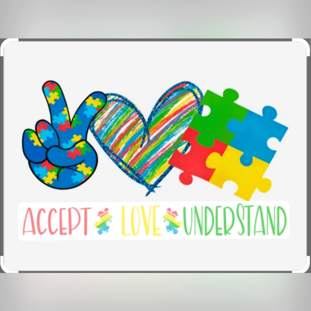 Autism Awareness Hand-made Keychains 💙🩷💚💛💜🖤🩶🧡🤍 - Picture 9 of 12